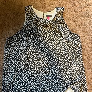 Vince Camuto Leopard Tank Top